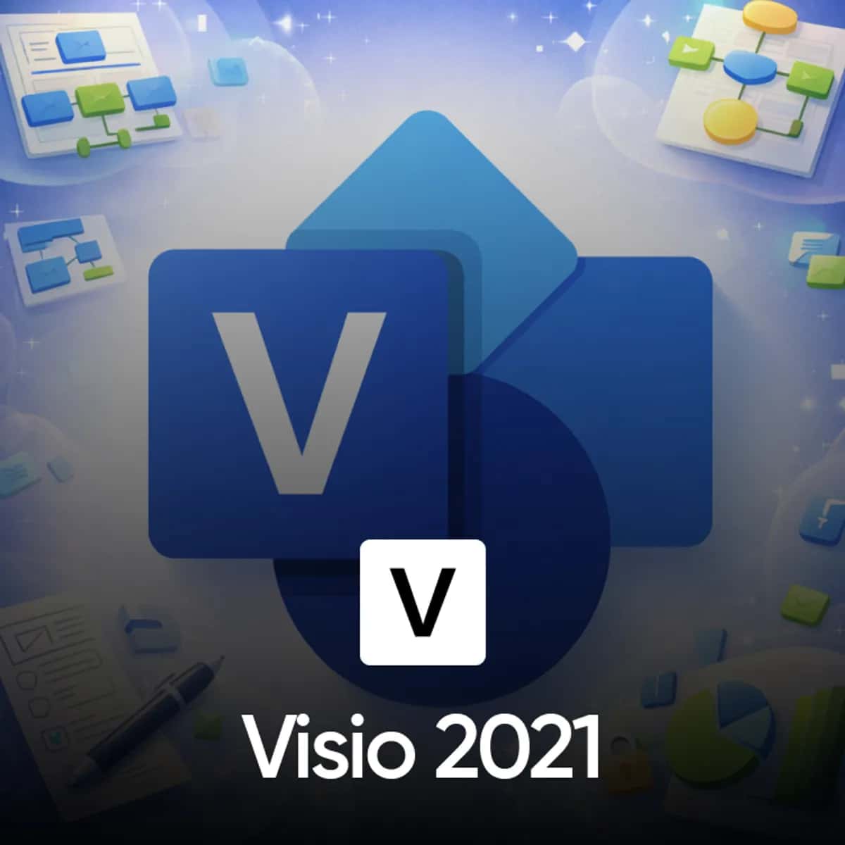 Microsoft Visio 2021 Lisans - Dijital Teslim