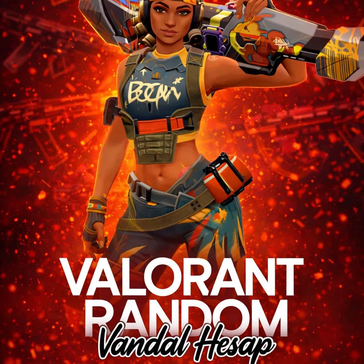 VALORANT RANDOM VANDAL HESAP 🔫 | ÖZEL VANDAL SKINLERİ