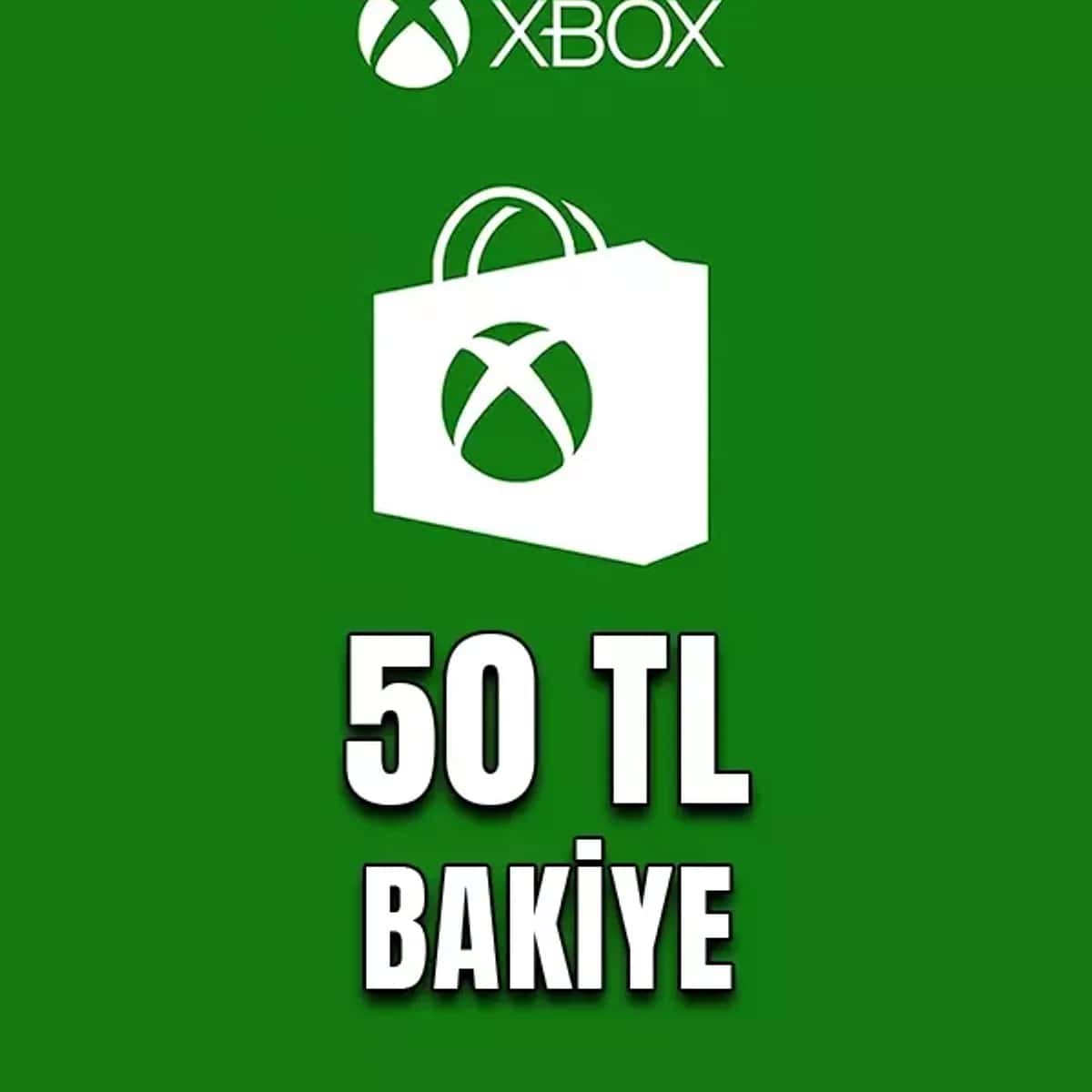 Xbox Live 50 TL Dijital Hediye Kartı