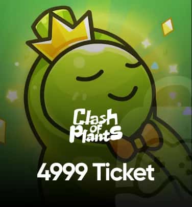 Clash Of Plants 4999 Ticket