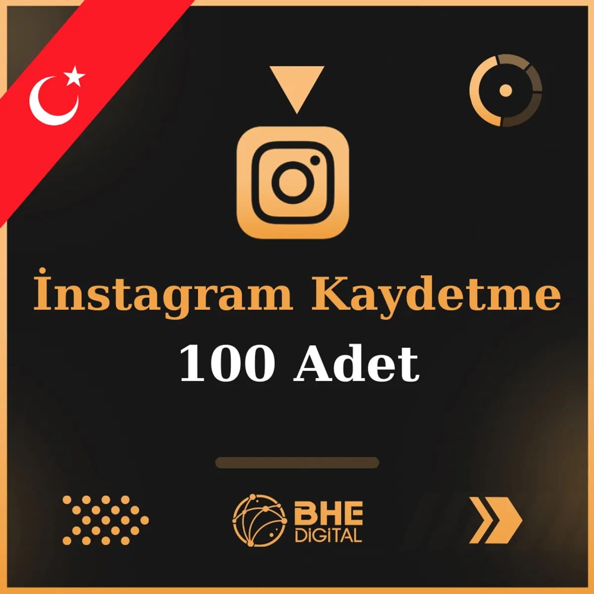 💎 Keşfet Garantili  100 Adet Instagram Kaydetme 