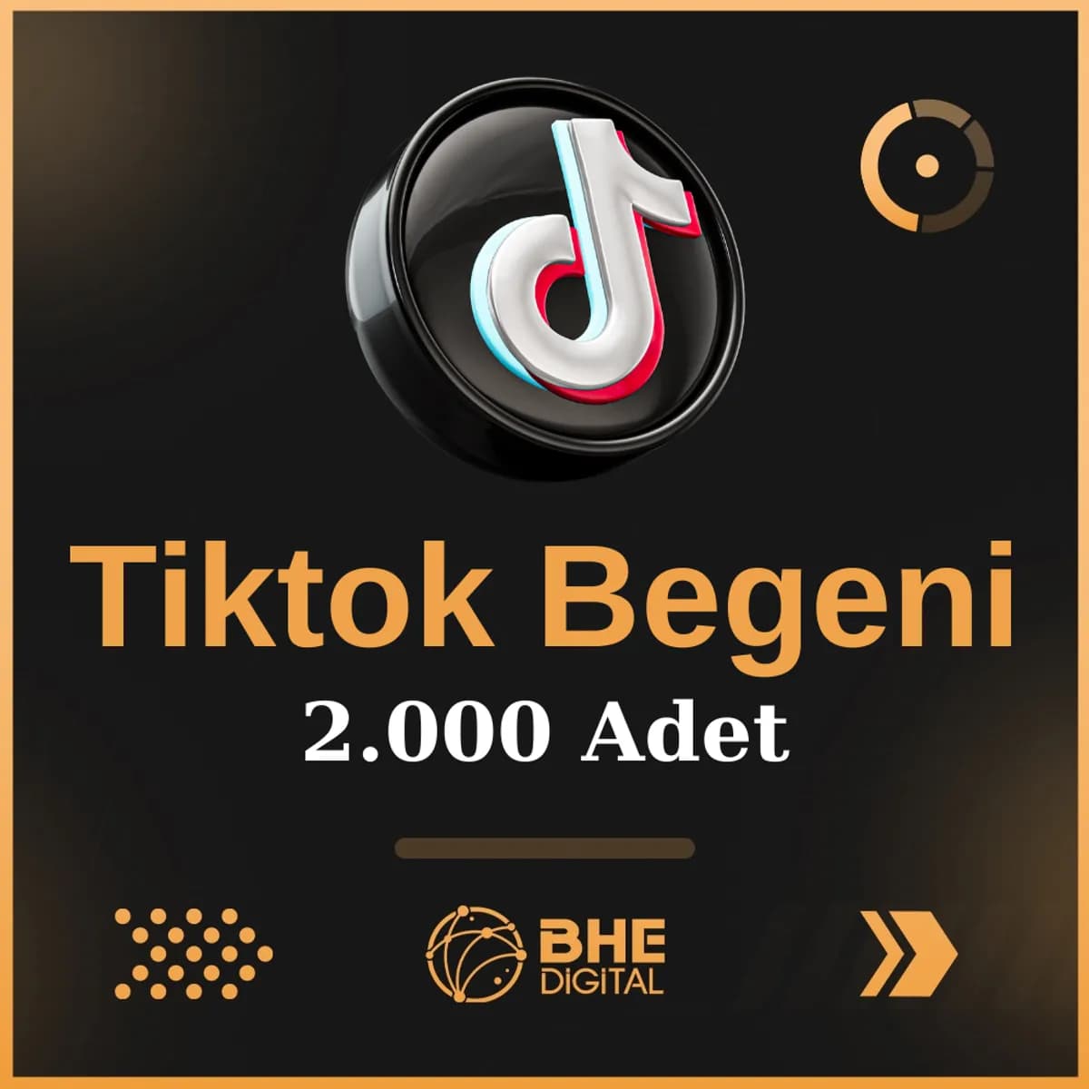 🌟2.000 Adet Kaliteli  TikTok Beğeni 💥 