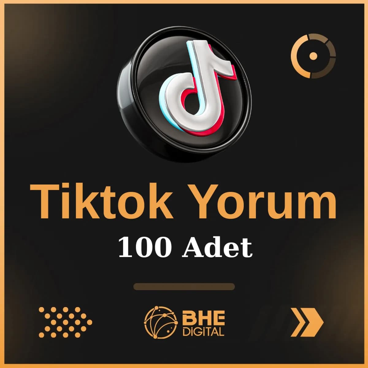 100 Adet 100% Türk TikTok Yorum |Gerçek Etkileşim 