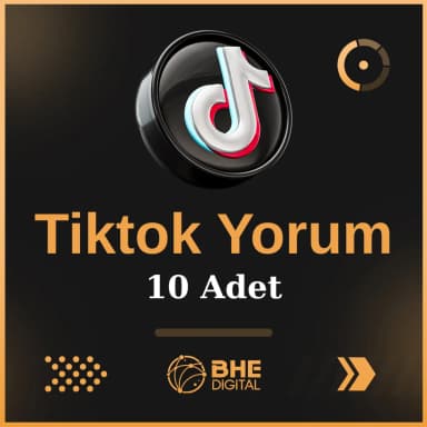 10 Adet 100% Türk TikTok Yorum | Gerçek Etkileşim 