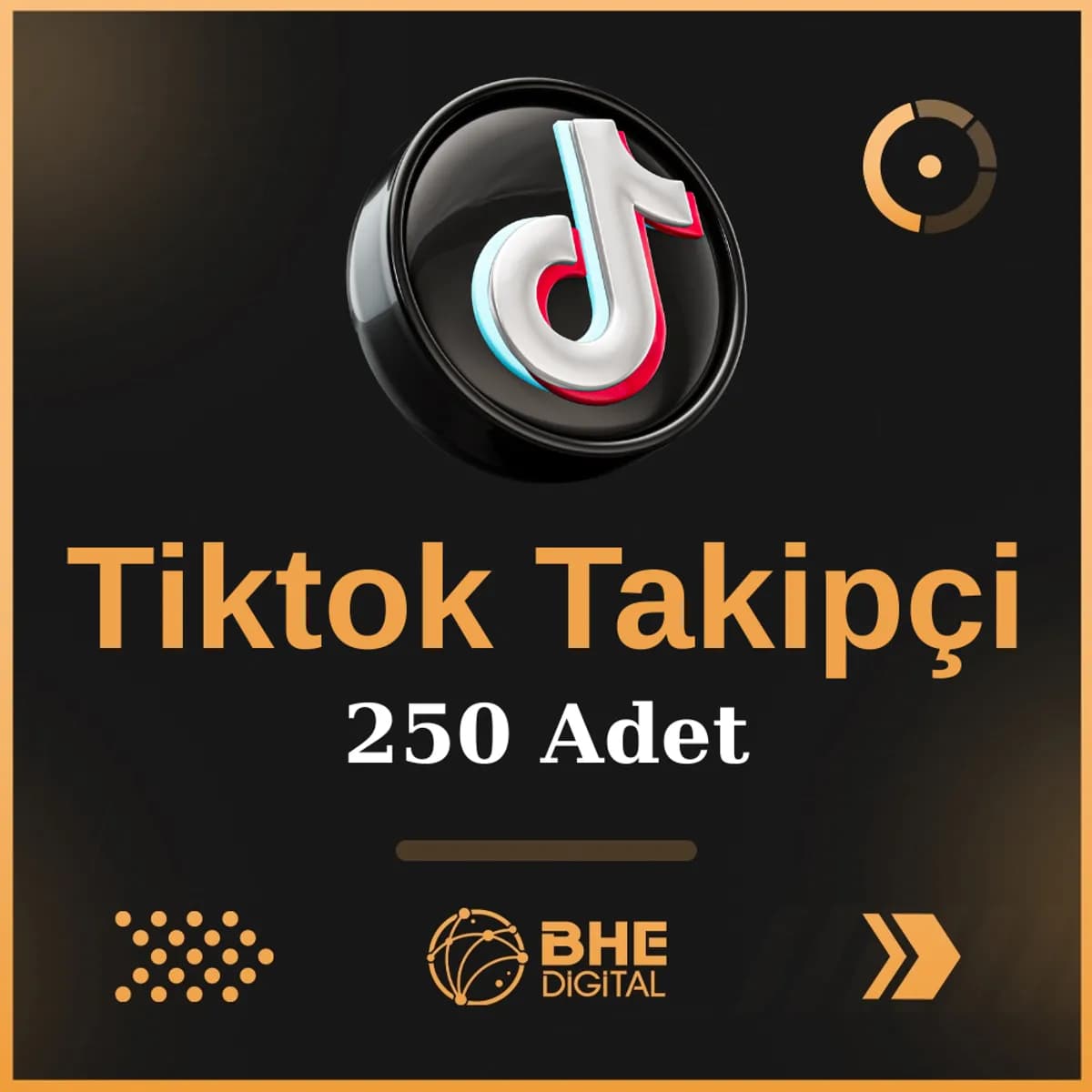 250 Adet  %100 Gerçek TikTok Takipçi | BHEDigital