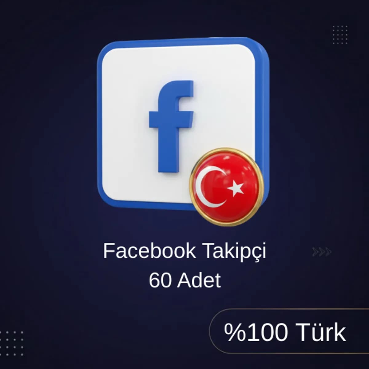 🇹🇷 %100 Türk Facebook 60 Takipçi İle Gerçek Etkileşim Paketi (TR)