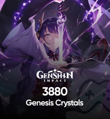 Genshin Impact 3880 Genesis Crystals