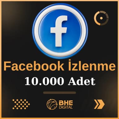 Facebook 10.000 Adet Video İzlenme