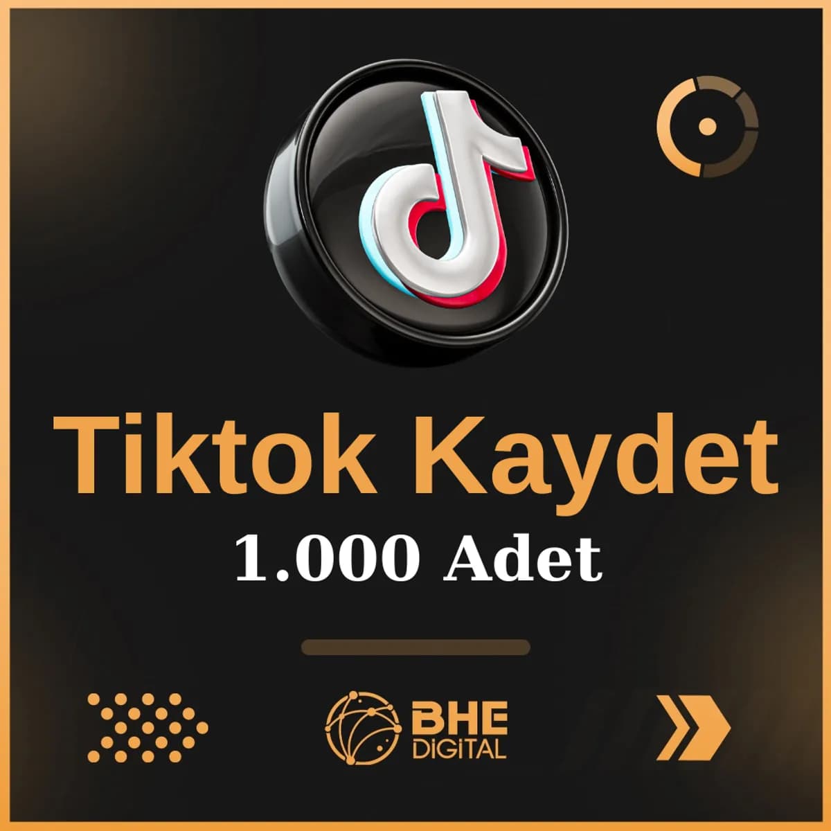 Tiktok  Gönderi 1.000 Kaydetme
