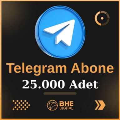 Telegram Kaliteli 25.000 Abone ( Üye ) 