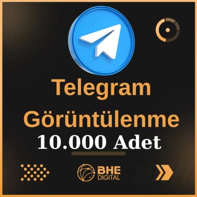 Telegram Kaliteli 10.000 Adet Görüntüleme