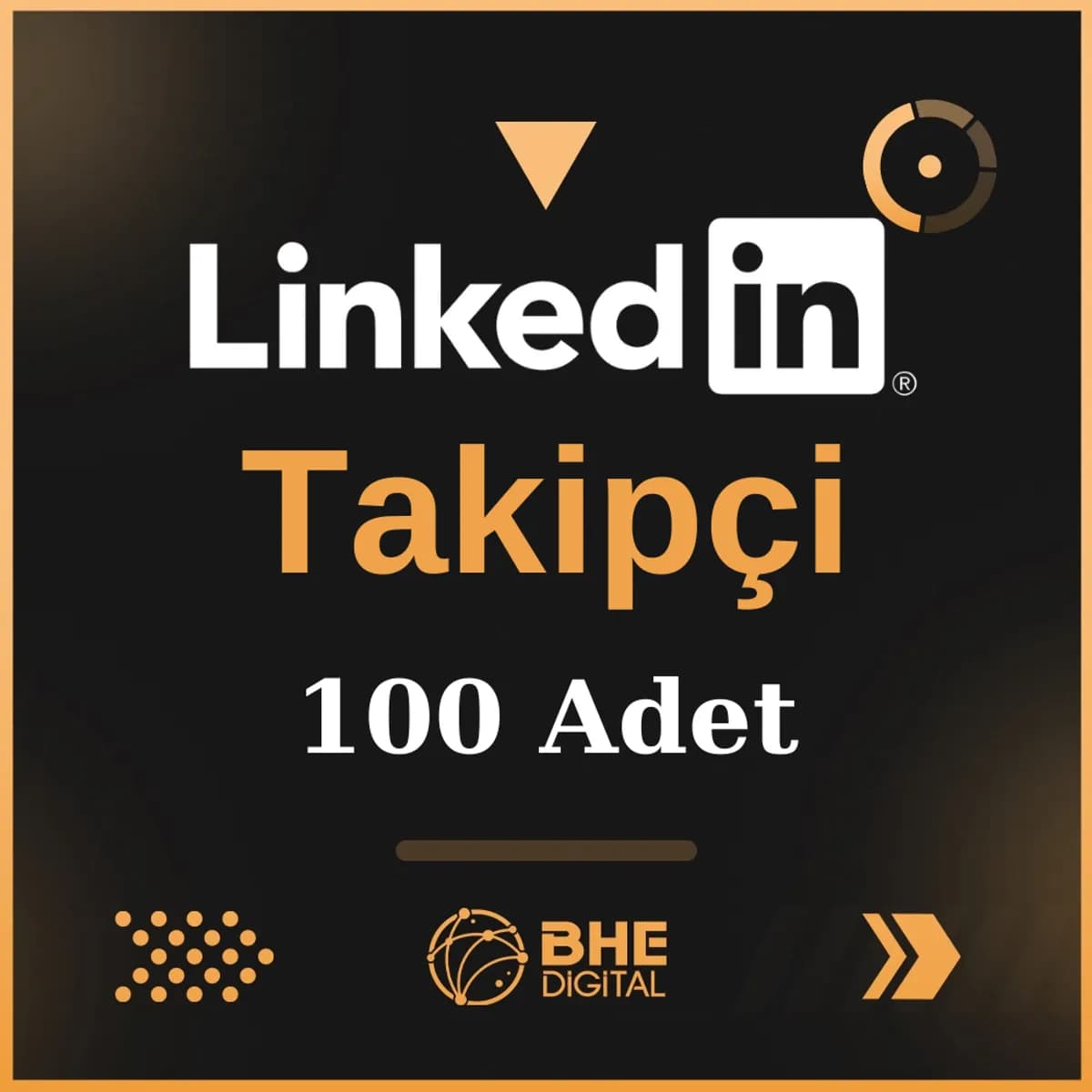 100 Adet Kaliteli Takipçi Linkedin