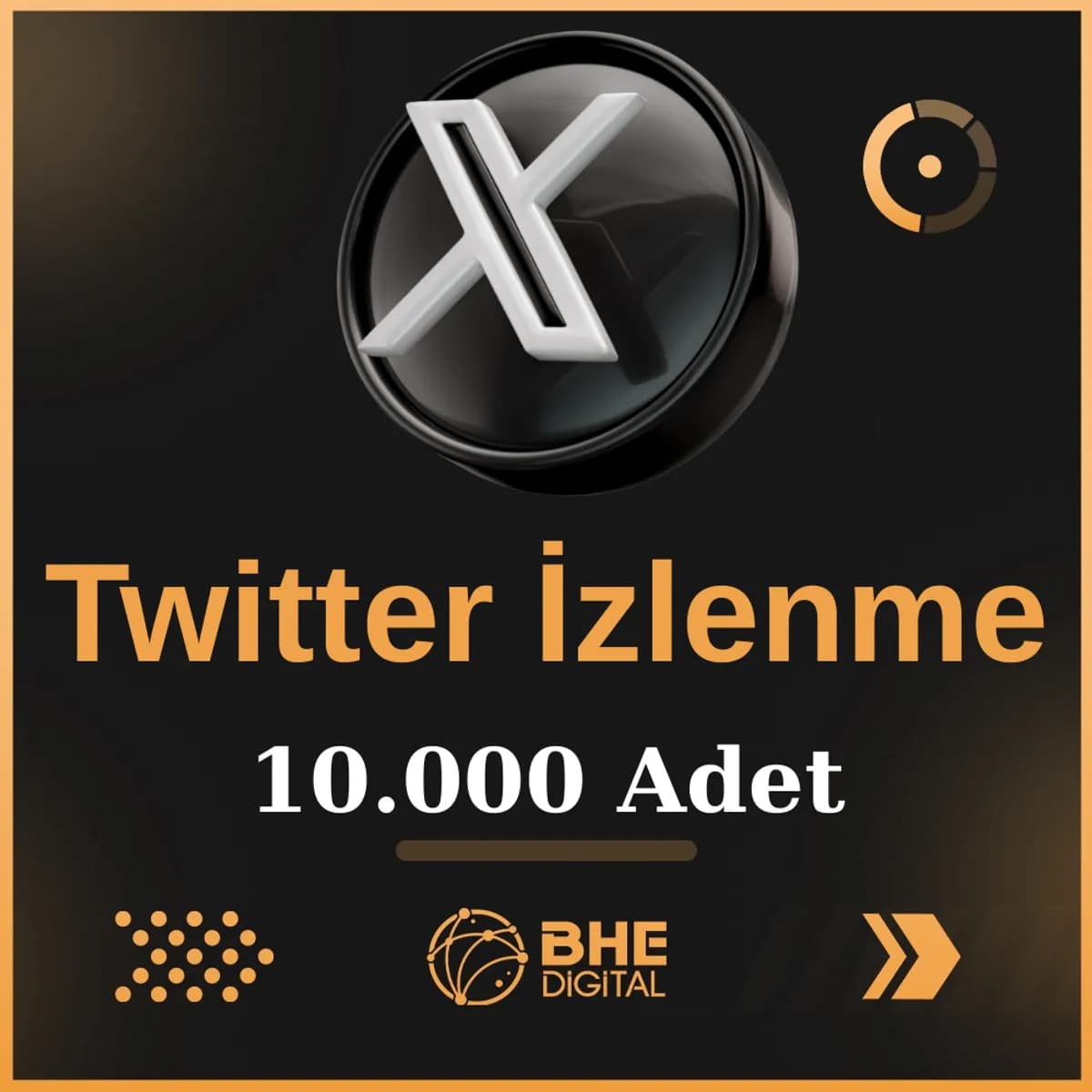 X (Twitter) 10.000 Adet Video İzlenme