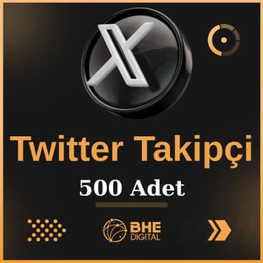 X (Twitter) 500 Adet Kaliteli Takipçi