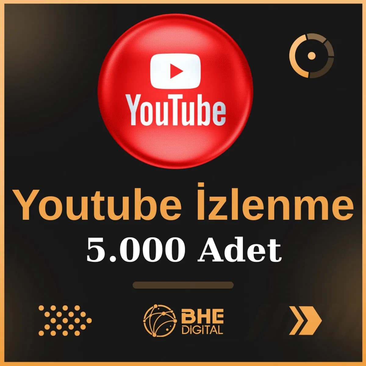 Youtube 5.000 Adet Video İzlenme
