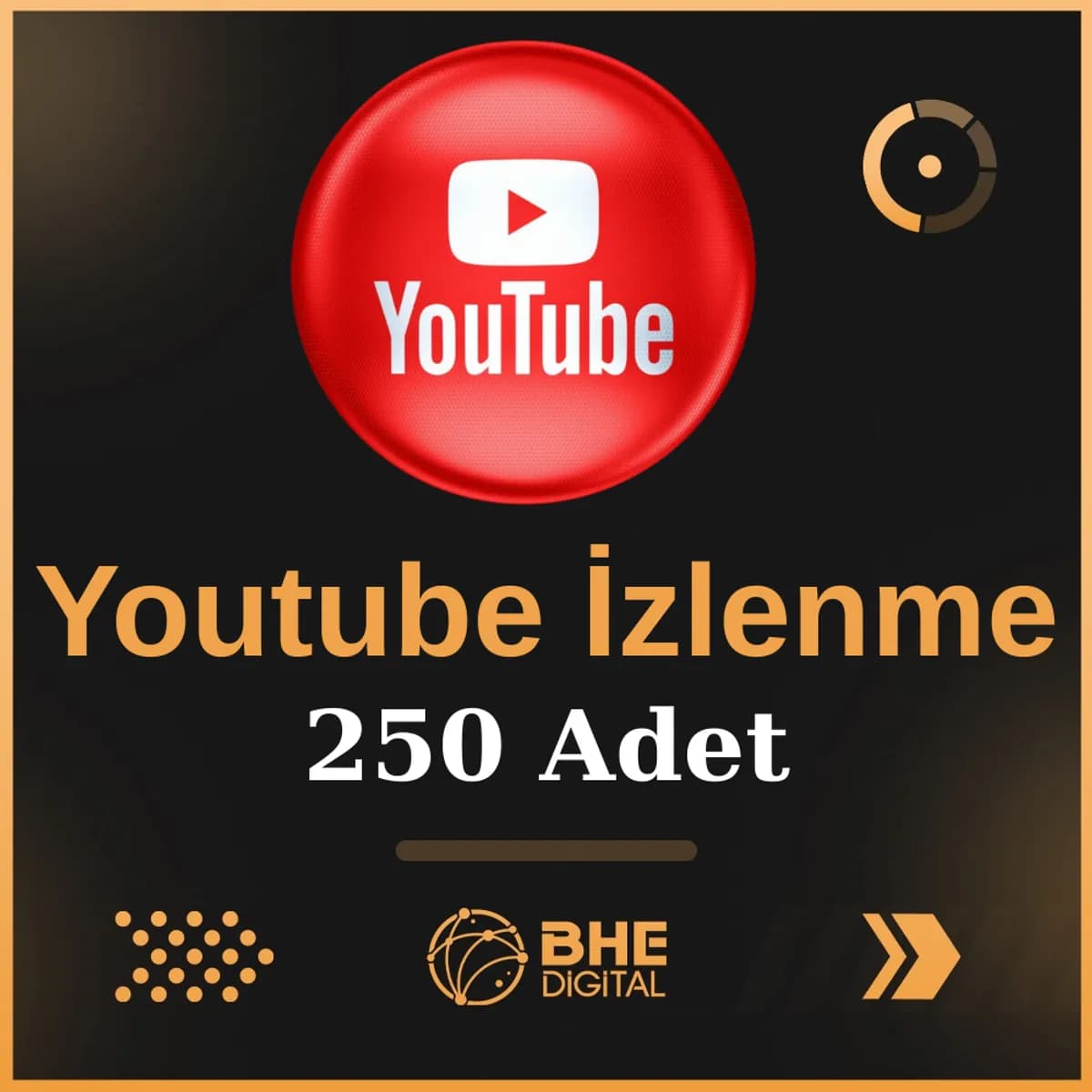 Youtube 250 Adet Video İzlenme