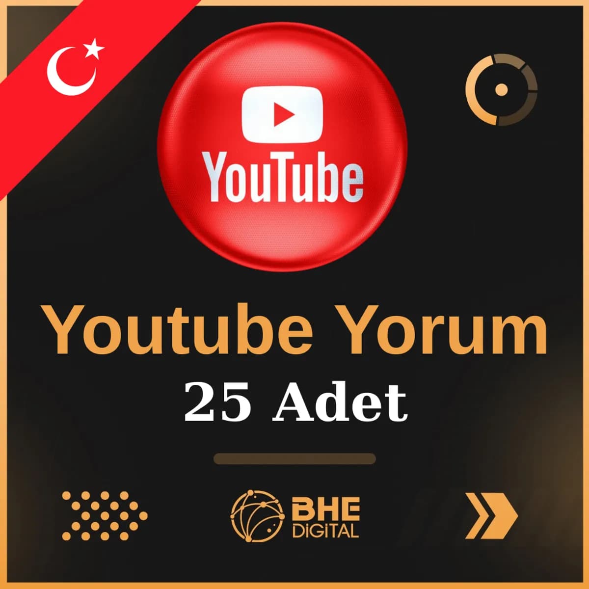 Youtube 25  Adet  Türk   Yorum