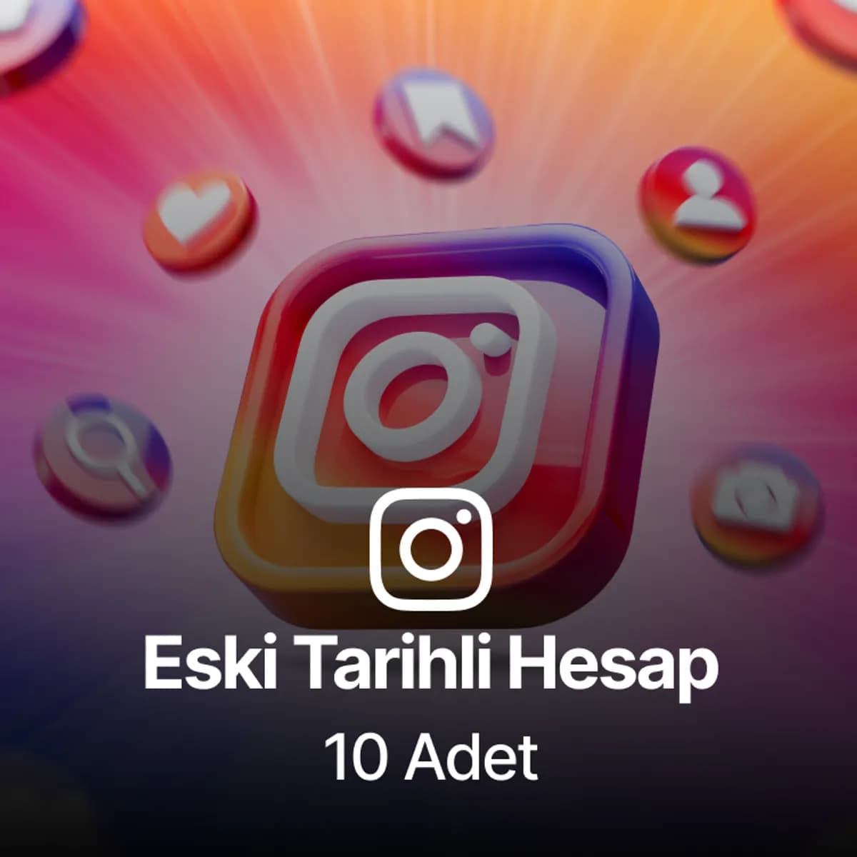 Instagram 10 Eski Tarihli Hesap (2013-2024)