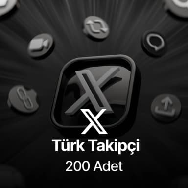 Twitter (X) 200 Türk Takipçi - Keşfet Etkili