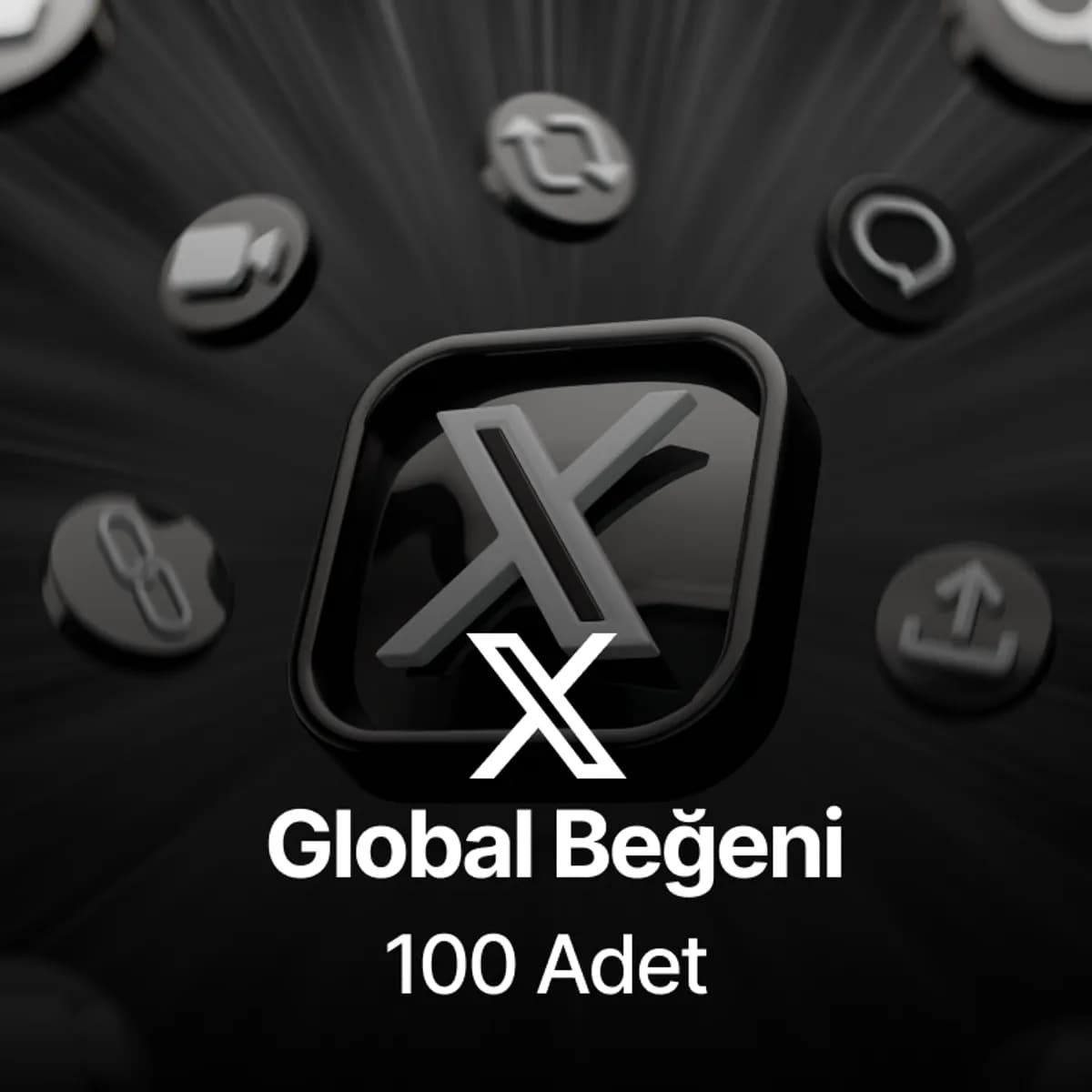 Twitter (X) 100 Global Beğeni - Keşfet Etkili