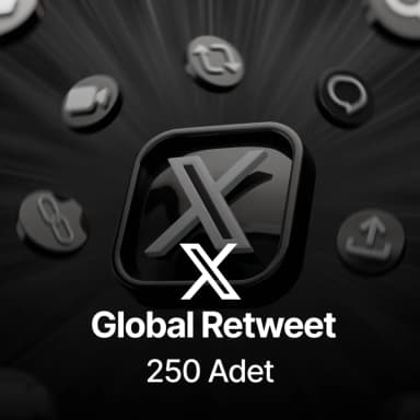 Twitter (X) 250 Global Retweet - Keşfet Etkili