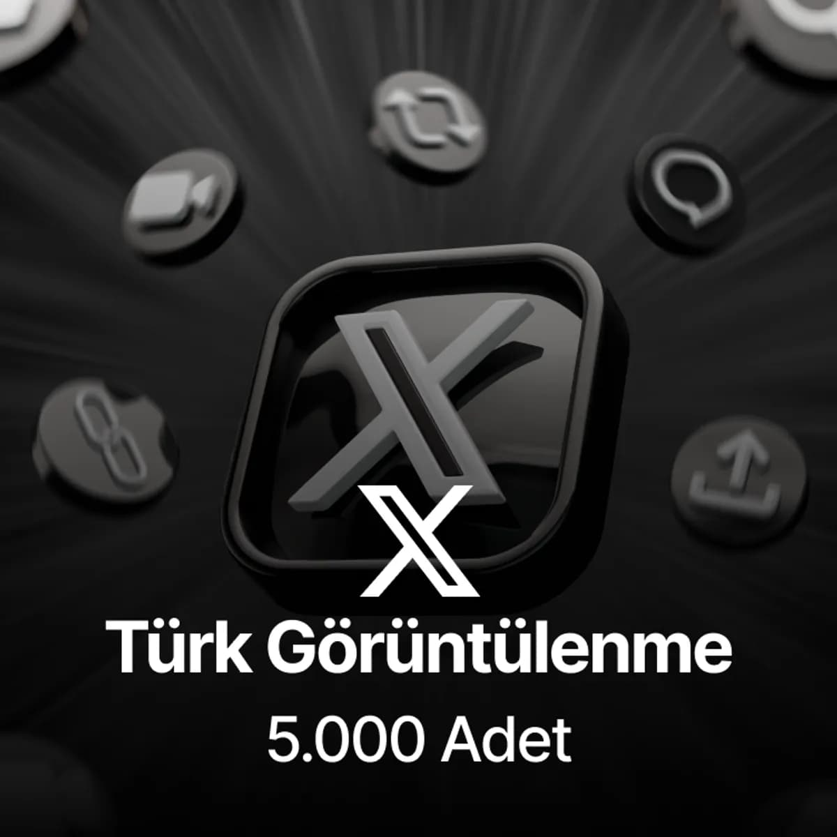 Twitter (X) 5.000 Türk Görüntülenme - Keşfet Etkili