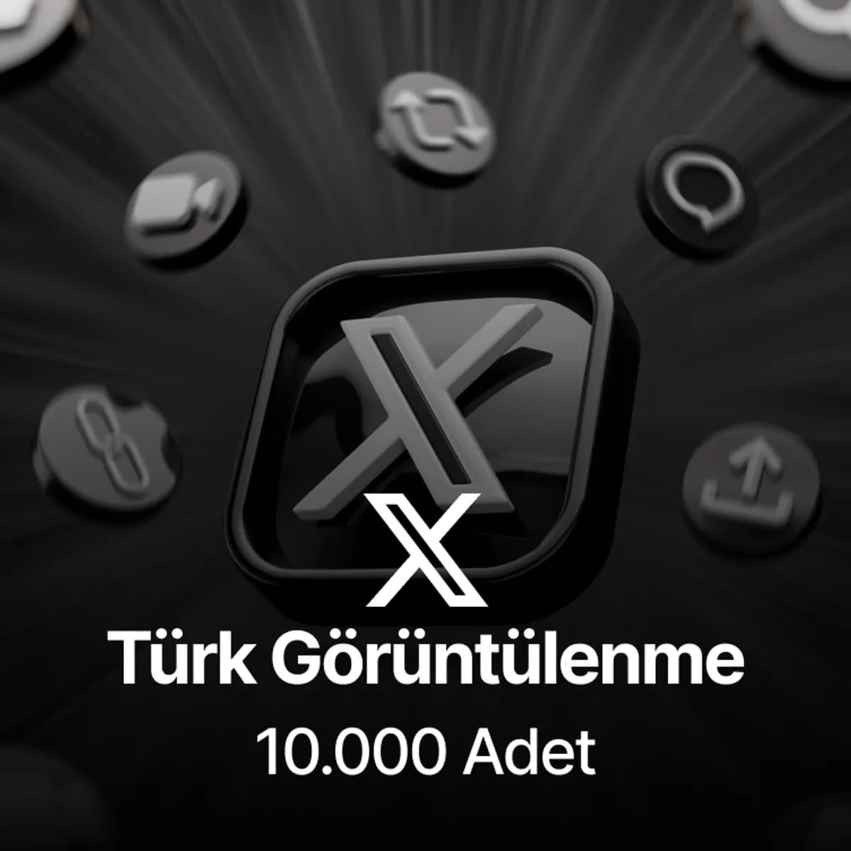 Twitter (X) 10.000 Türk Görüntülenme - Keşfet Etkili