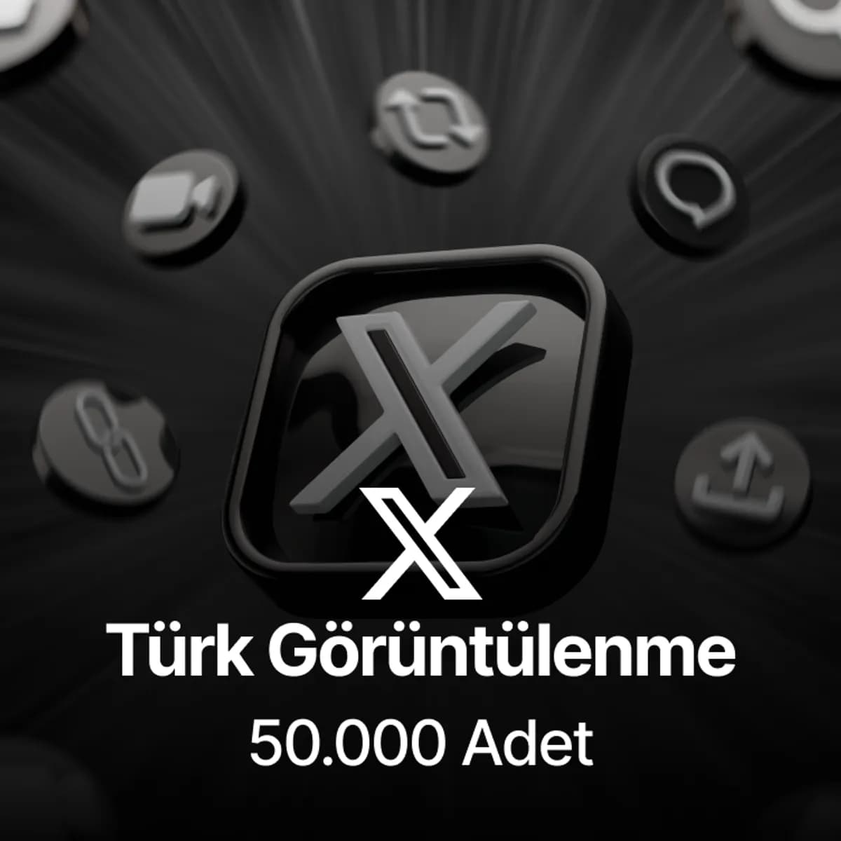 Twitter (X) 50.000 Türk Görüntülenme - Keşfet Etkili