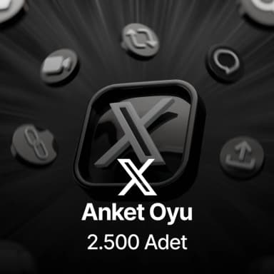 Twitter (X) 2.500 Global Anket Oyu 