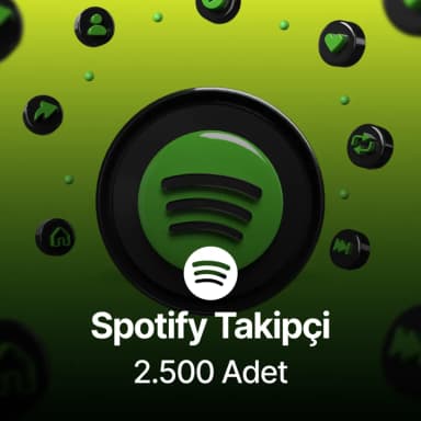 Spotify 2.500 Takipçi - Global Kullanıcılar
