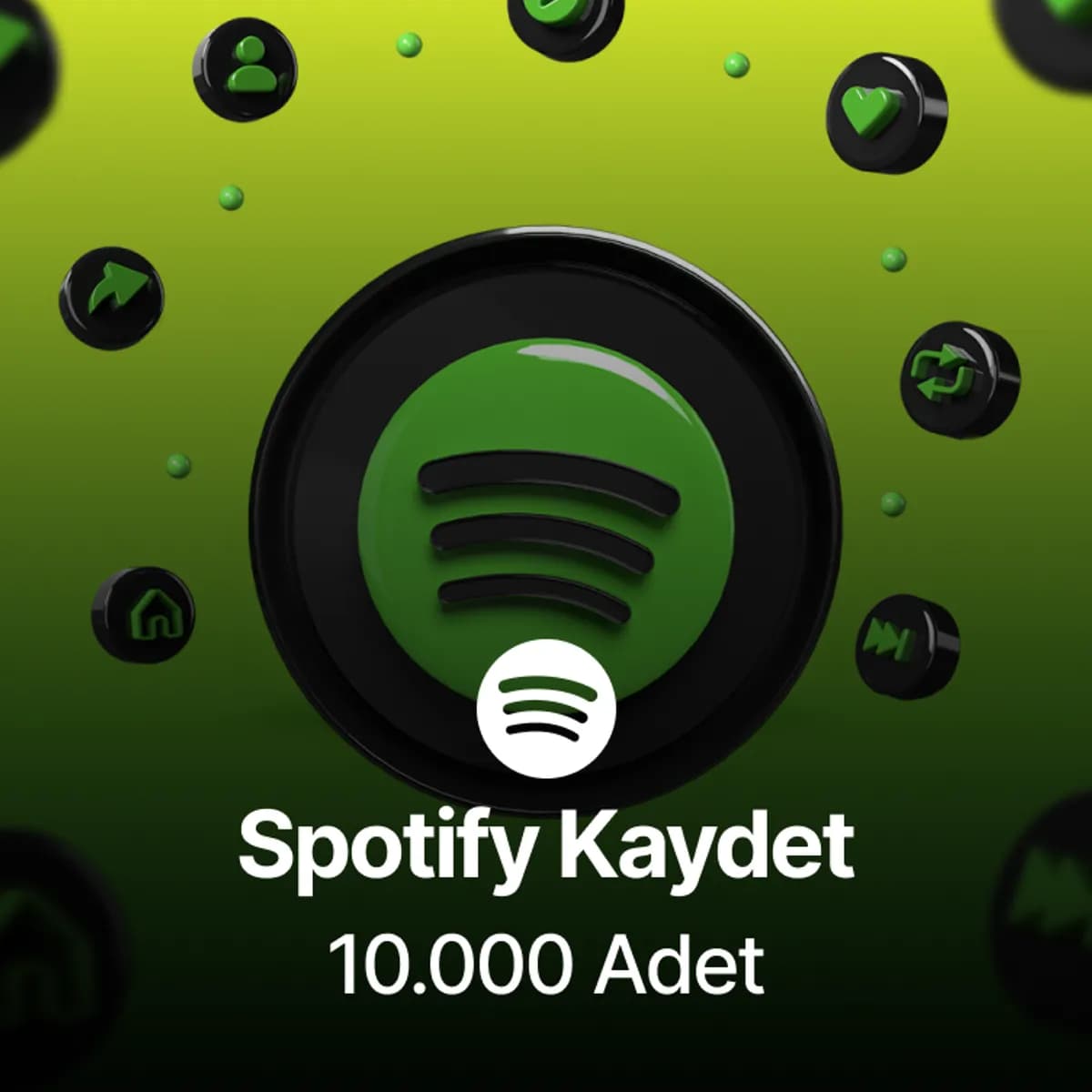Spotify 10.000 Şarkı Kaydet - Global Kullanıcılar