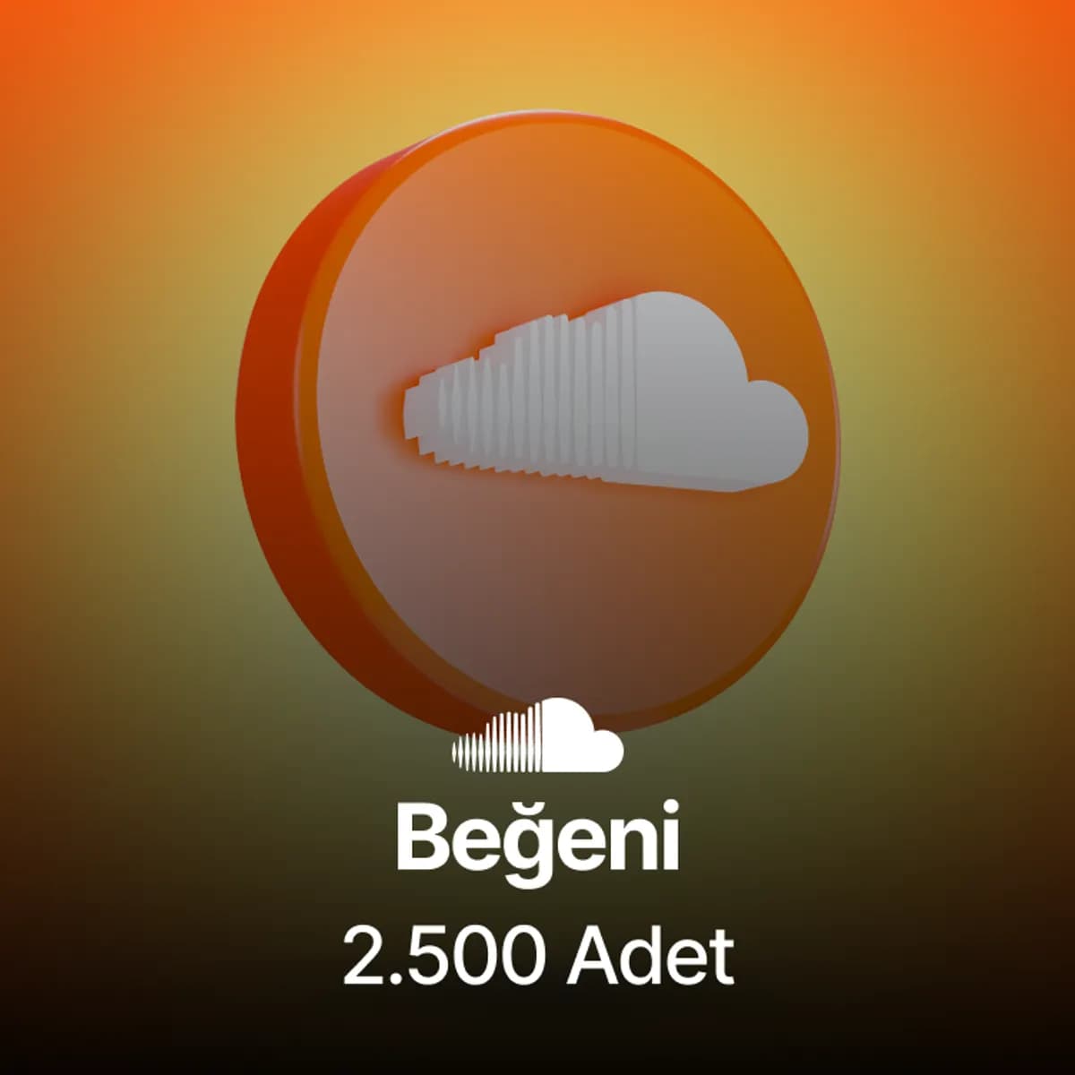 SoundCloud 2.500 Beğeni - Kaliteli Kullanıcılar 