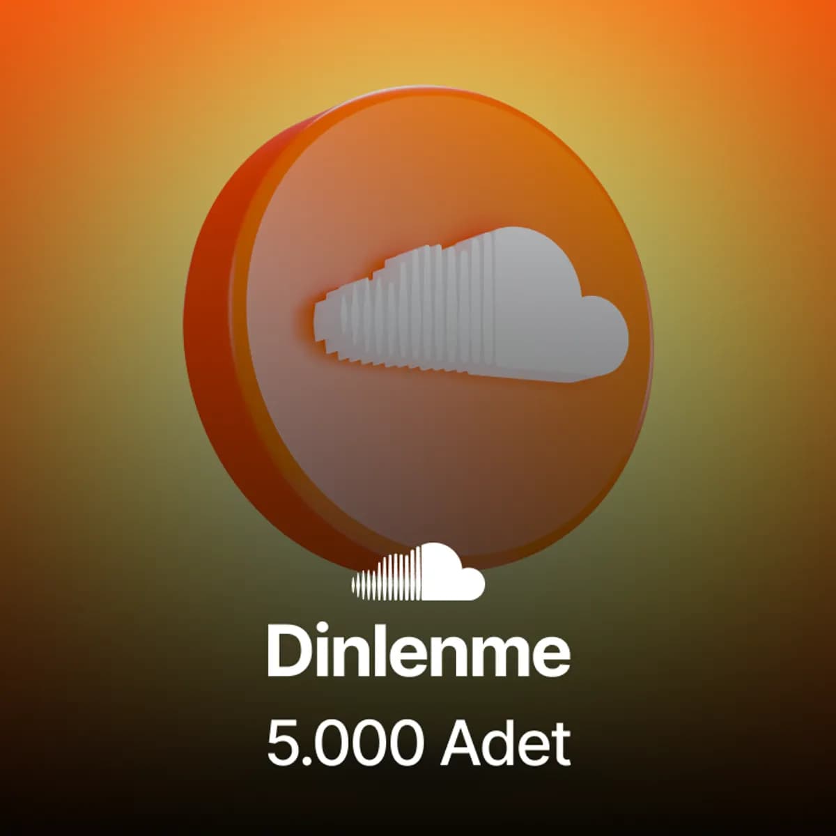 SoundCloud 5.000 Dinlenme - Kaliteli Kullanıcılar 