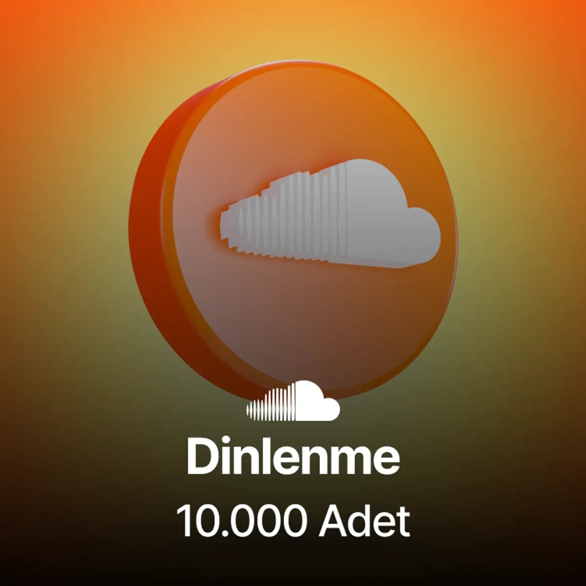 SoundCloud 10.000 Dinlenme - Kaliteli Kullanıcılar 
