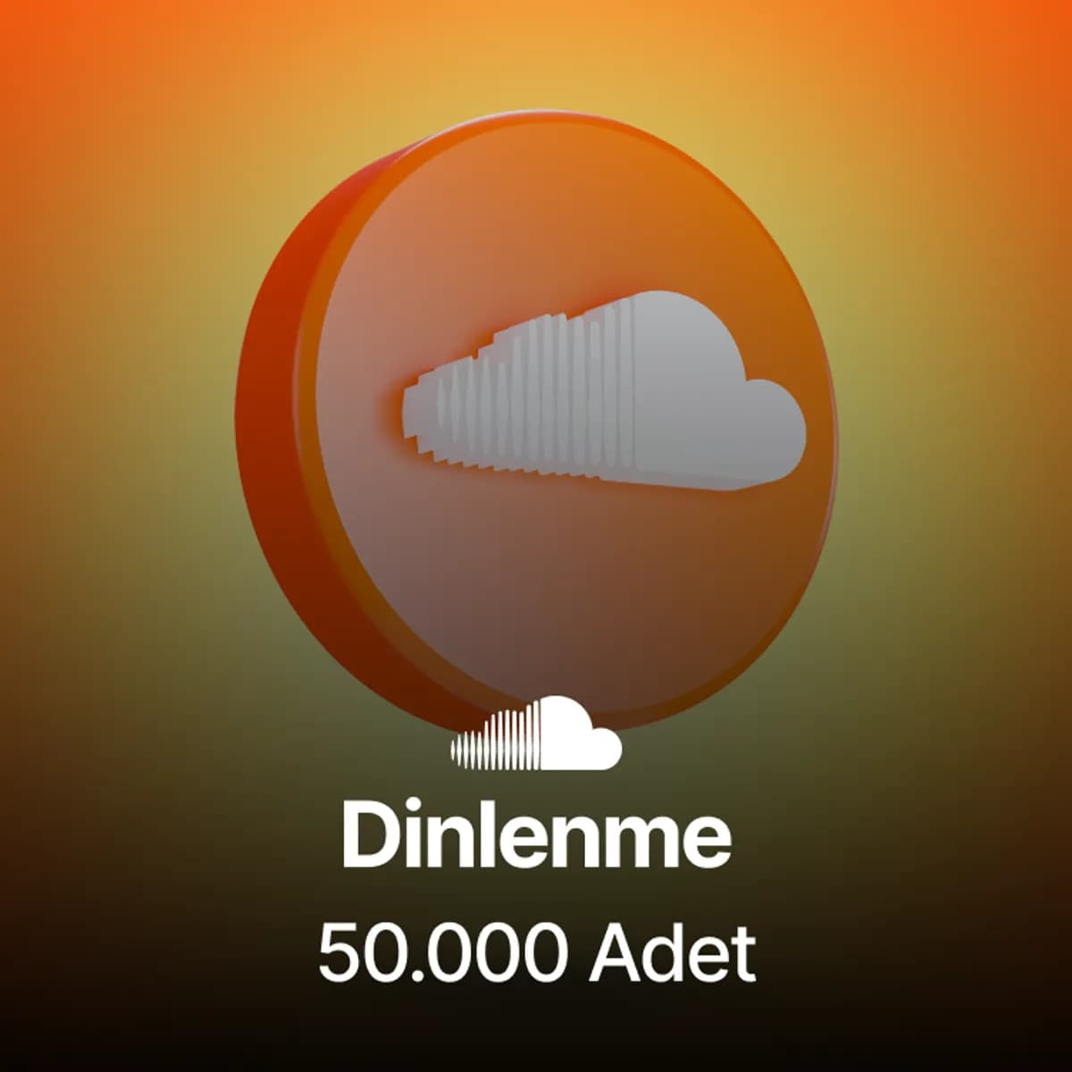 SoundCloud 50.000 Dinlenme - Kaliteli Kullanıcılar 