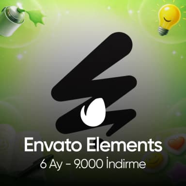 Envato Elements 6 Aylık 9.000 İndirme Hakkı