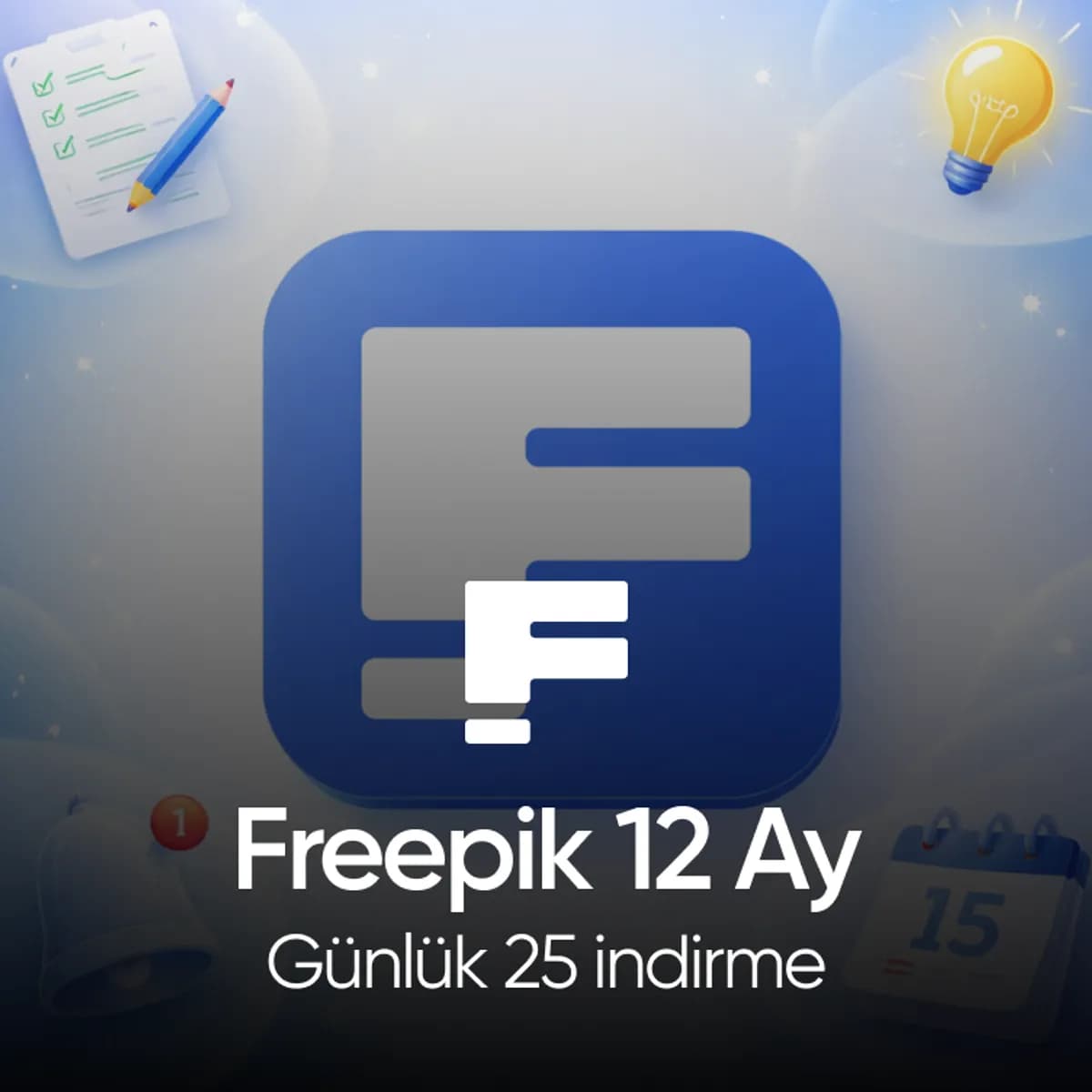 Freepik - 12 Ay - Günlük 25 indirme