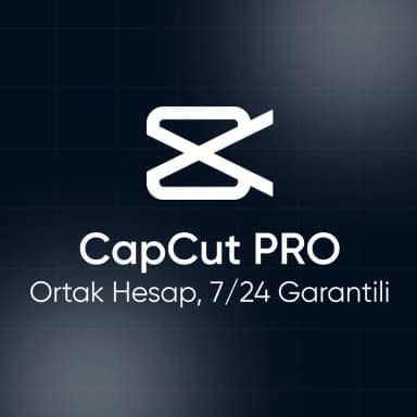 CapCut PRO – Ortak Hesap (7/24 Garantili)