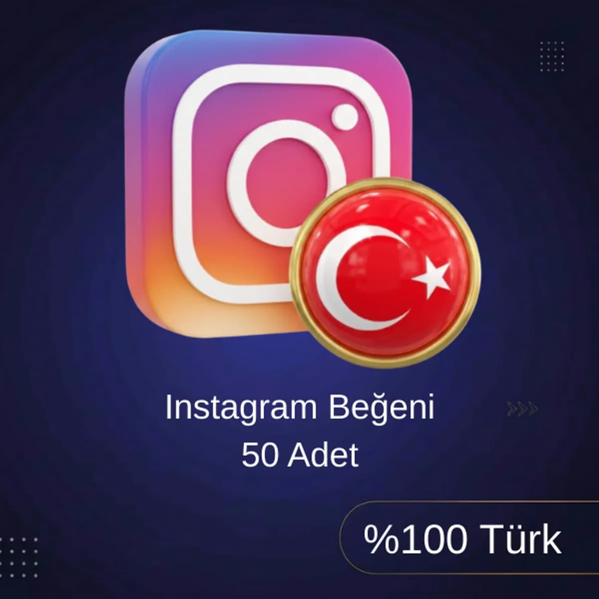 🇹🇷 %100 Türk Instagram 50 Beğeni İle Gerçek Etkileşim Paketi (TR)