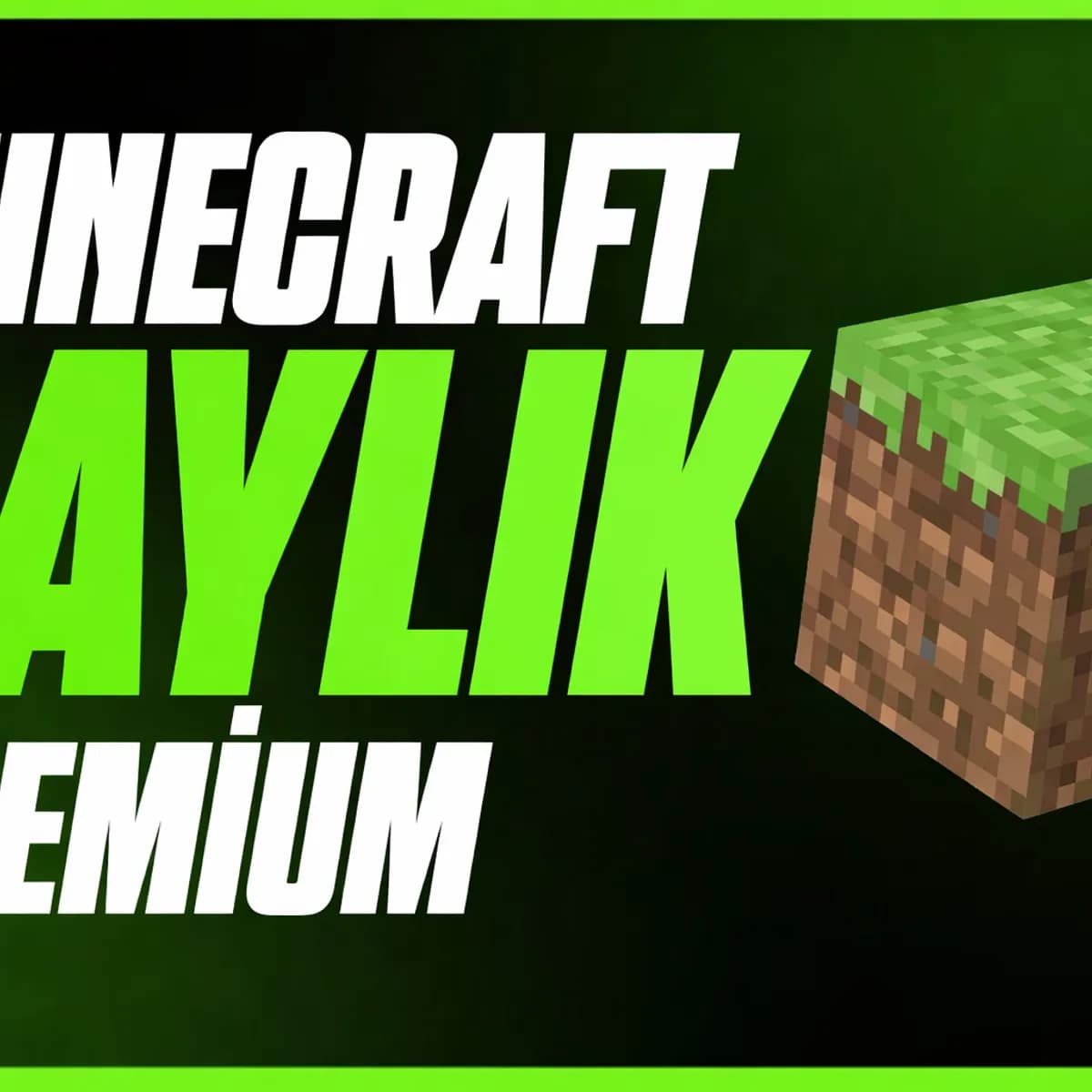 ⭐  1 AYLIK MİNECRAFT PREMİUM  ⭐