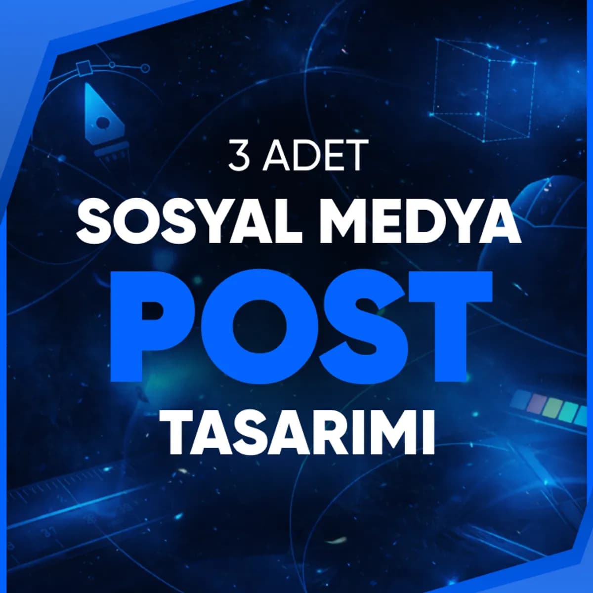 ⭐ Markanıza Özel 3 Sosyal Medya Post Tasarımı