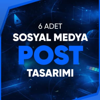 ⭐ Markanıza Özel 6 Sosyal Medya Post Tasarımı
