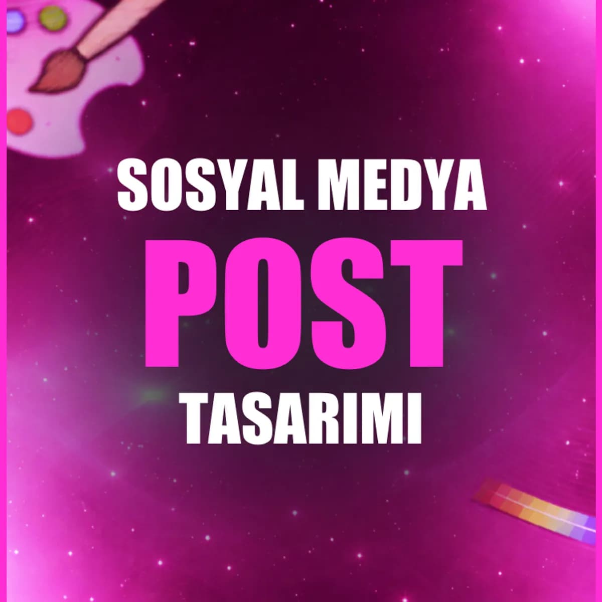 🎨 Tekli Sosyal Medya Post Tasarımı