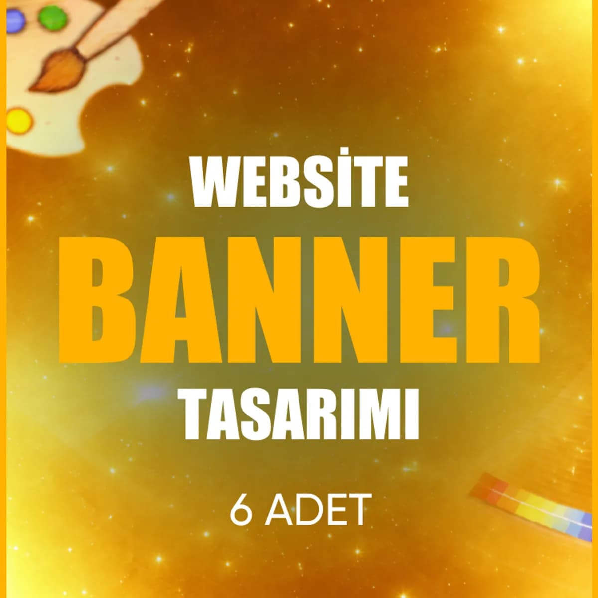 🎨 6 Adet Website Banner Tasarımı