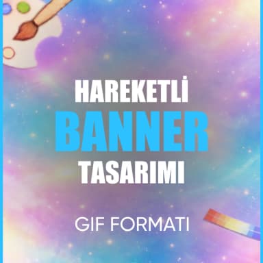 🎨 Hareketli Banner Tasarımı (GIF)