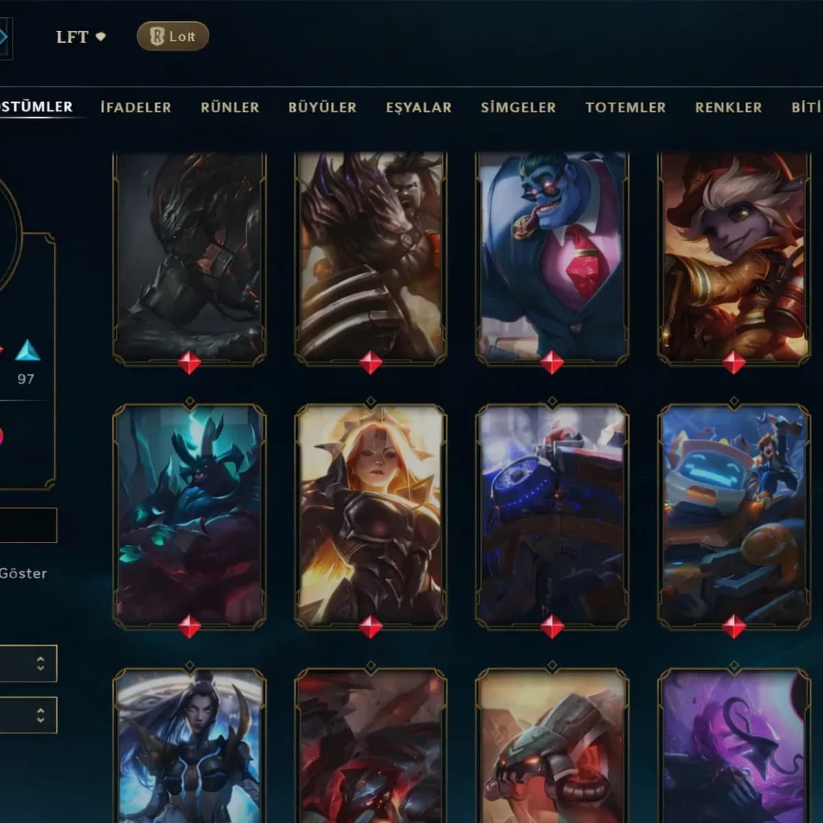 422 LEVEL/ 359 SKIN / FULL HERO / +MAIL / FIRSAT!!