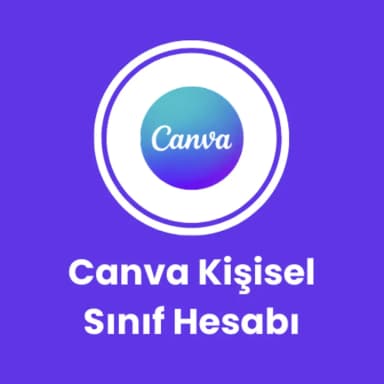 Canva Kişisel Sınıf Hesabıdır.