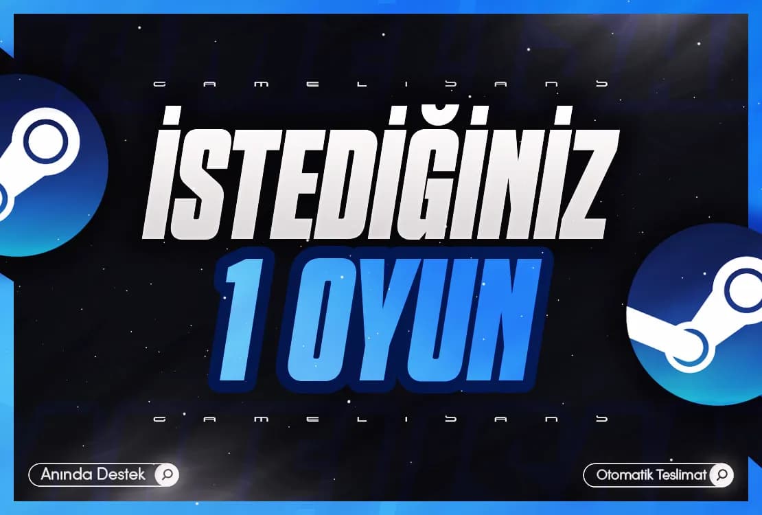 İstediğiniz 1 Oyun ⭐ Garanti ♾️ Destek