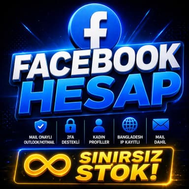 🚀 Facebook Hesap 📩 Mail Onaylı 🔐 2FA Destekli