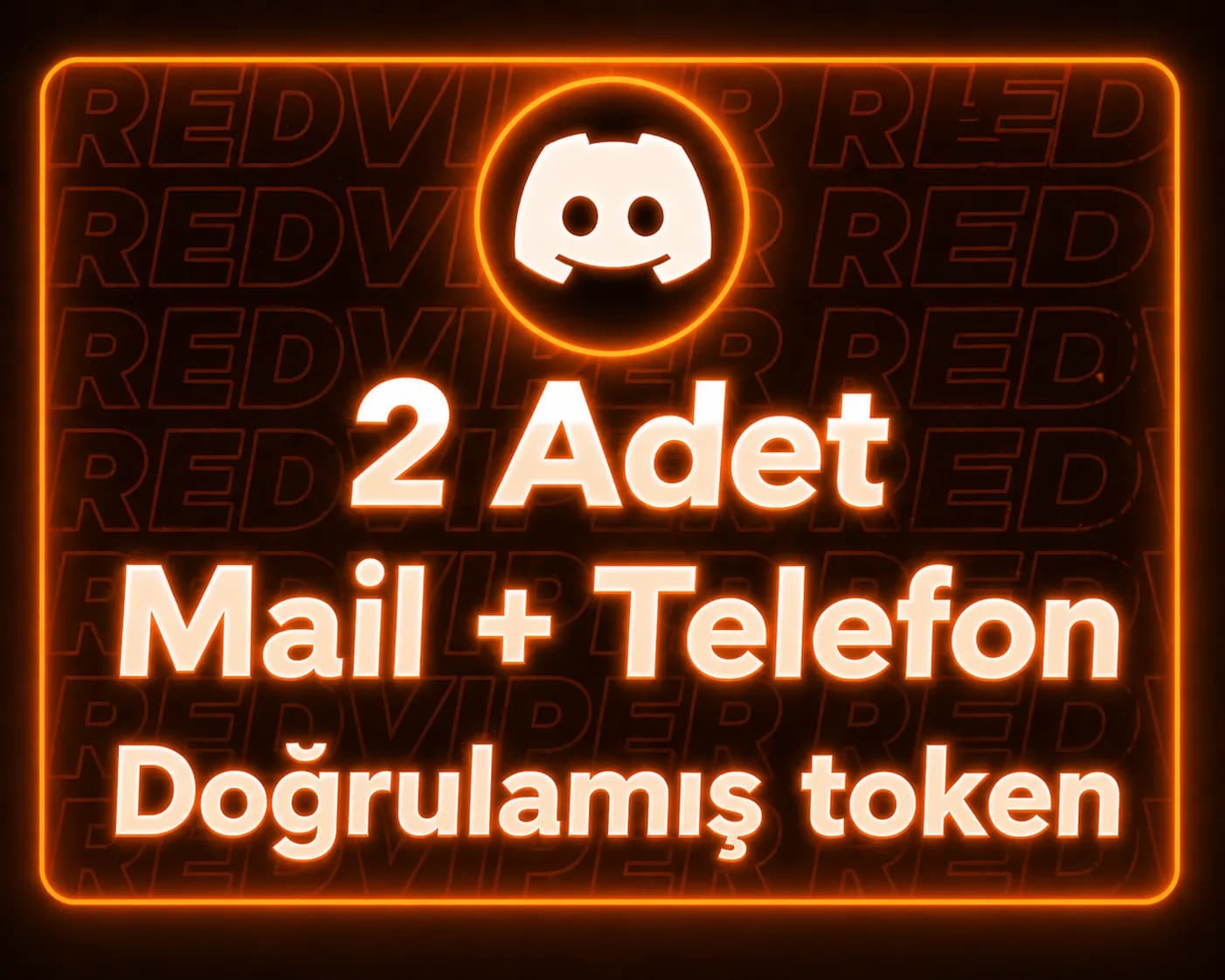 2x MEİL + TELEFON DOĞRULANMIŞ TOKEN MAİL ERİŞİLE